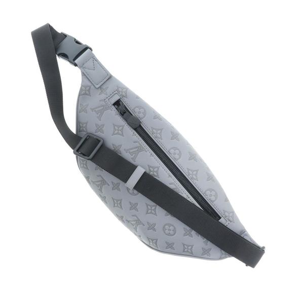 Louis Vuitton Discovery Monogram Shadow Bum Bag Silver